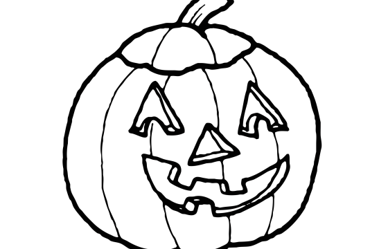 Desenho de Halloween Jack-o'-Lantern para colorir