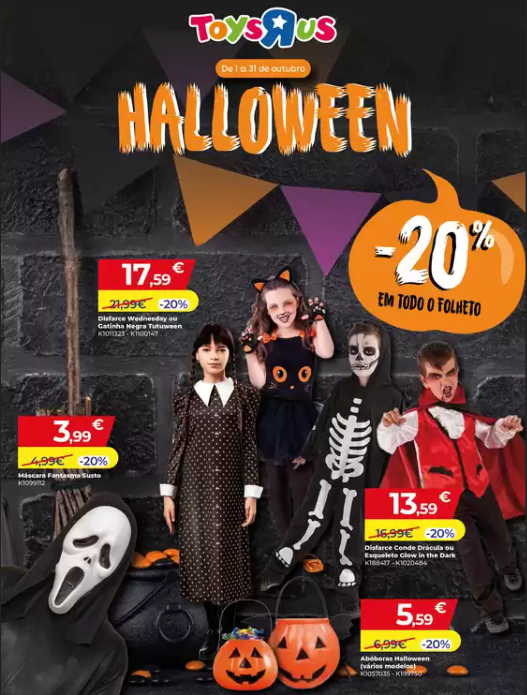 imagem halloween toyrus