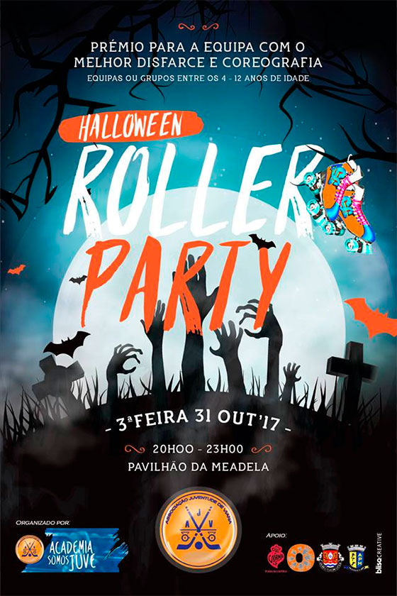 Halloween Roller Party em Viana do Castelo