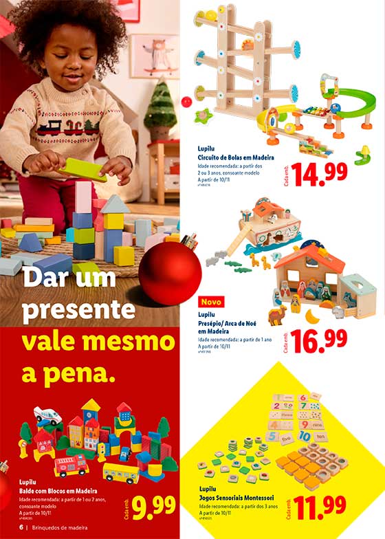Folheto LIDL Binquedos de Natal